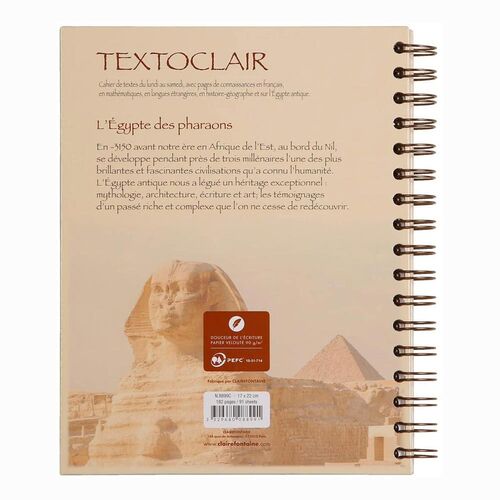 Clairefontaine Textoclair Special Edition Mısır Tarihi Defteri 8899C 8991
