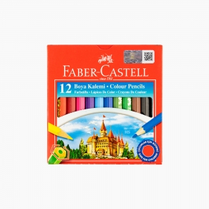 Faber Castell 12 Renk Kısa Boya Kalemi 116412 4127 - Thumbnail