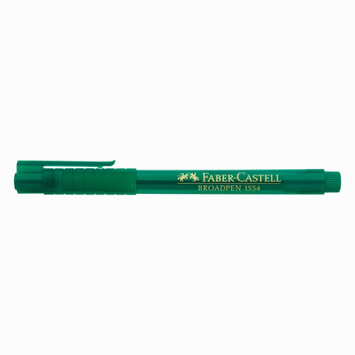 Faber Castell 1554 0.8 mm BROADPEN Yeşil 4677