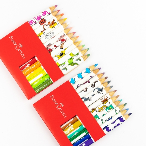 Faber Castell 24 Renk Jumbo Üçgen Ekolojik Boya Kalemi 123024 5113