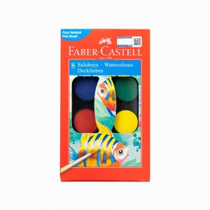 Faber Castell 8 Renk Suluboya Seti 125008 5265 - Thumbnail