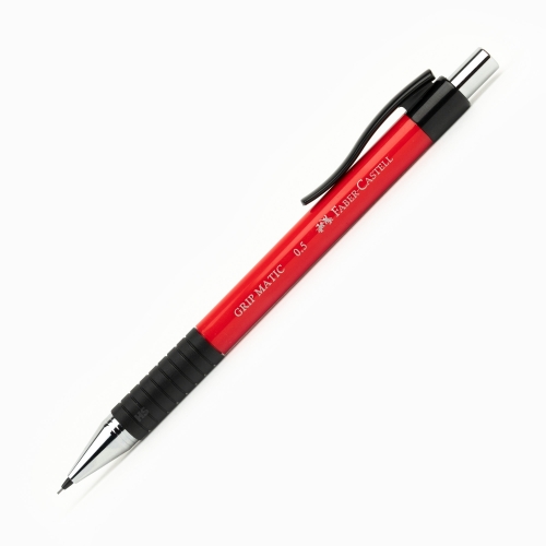 Faber-Castell GRIP MATIC 0.5 mm Mekanik Kurşun Kalem Kırmızı 13 18 21 7232