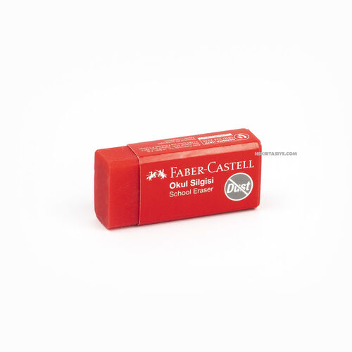 Faber Castell Kırmızı Okul Silgisi Küçük 187223 7500