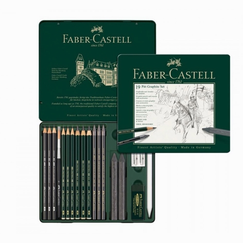 Faber Castell Pitt Graphite 19'lu Resim Seti 9738