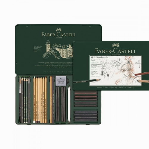 Faber Castell Pitt Monochrome 33'lü Resim Seti 9776