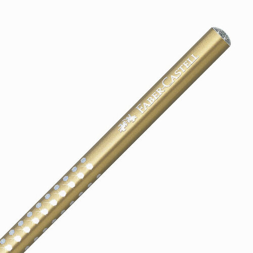 Faber Castell Sparkle Işıltılı B Ahşap Kurşun Kalem Pearl Gold - #118214 2146