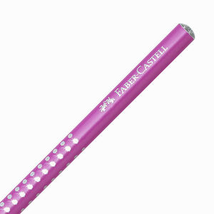 Faber Castell Sparkle Işıltılı B Ahşap Kurşun Kalem Pearl Pink - #118212 2122 - Thumbnail