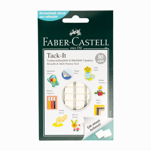 Faber Castell Tack-It Hamur Yapıştırıcı 90 Adet Beyaz 5665