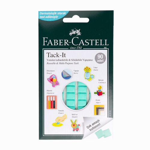 Faber Castell Tack-It Hamur Yapıştırıcı 90 Adet Yeşil 5757
