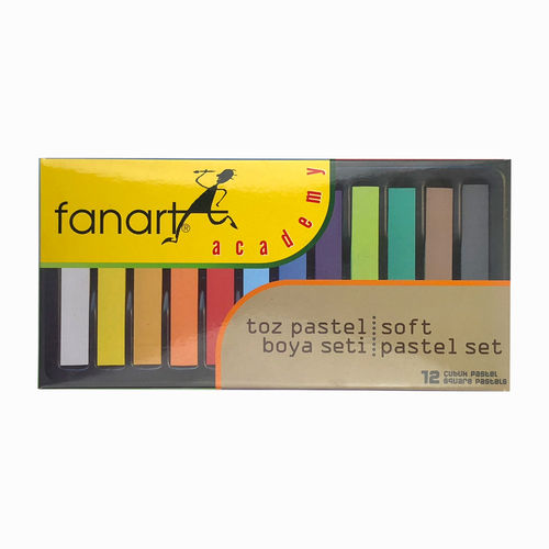 Fanart Academy 12 Renk Toz Pastel Boya Seti 5033
