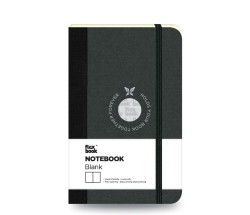 Flex Book Notebook Small Çizgisiz Defter Siyah 1655 - Thumbnail
