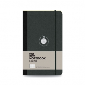 Flex Book Notebook Medium Çizgili Defter Siyah 1389 - Thumbnail