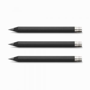 Graf von Faber Castell 3'lü Ideal Kurşun Kalem Yedeği Black Magnum - 118630 - Thumbnail