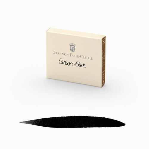 Graf von Faber Castell 6'lı Kartuş Carbon Black 141100