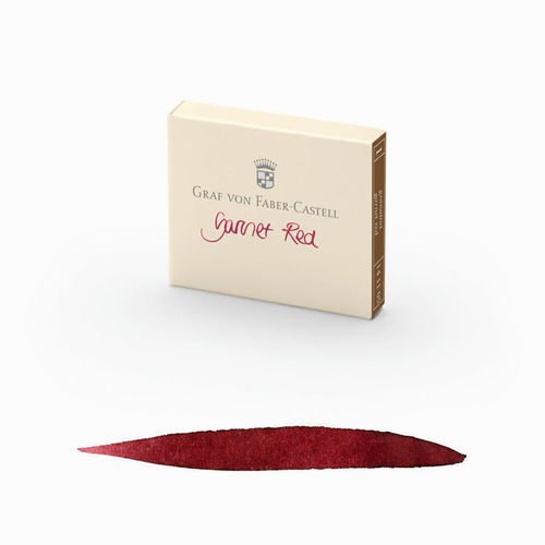 Graf von Faber Castell 6'lı Kartuş Garnet Red 1055