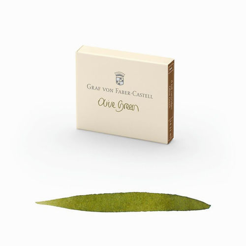 Graf von Faber Castell 6'lı Kartuş Olive Green 1154