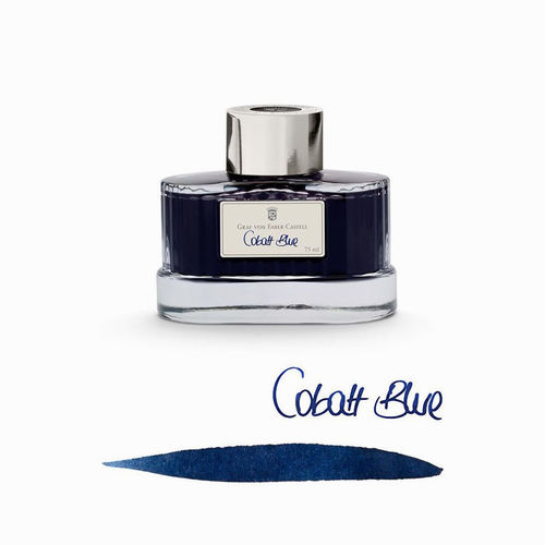Graf von Faber Castell 75 ml Şişe Mürekkep Cobalt Blue 141001