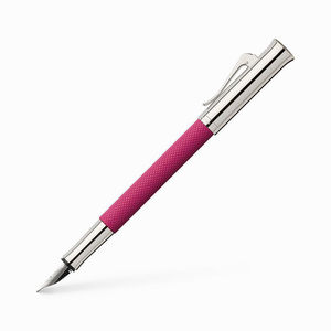 Graf von Faber Castell Guilloche Electric Pink Dolma Kalem 18K Altın B Uç 145243 - Thumbnail