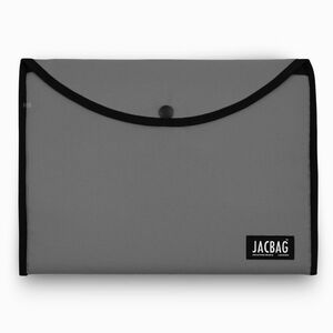 JACBAG Çıtçıtlı Folder Jac Grey Jac-37 2711 - Thumbnail
