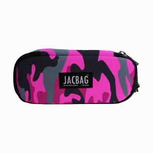 JACBAG Oval Jag Pink Camouflage Kalem Çantası 7773 - Thumbnail
