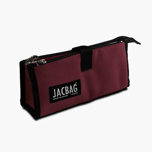 JACBAG Twin Jac Kalem Çantası Garnet 7766 - Thumbnail
