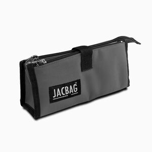 JACBAG Twin Jac Kalem Çantası Grey 7766 - Thumbnail