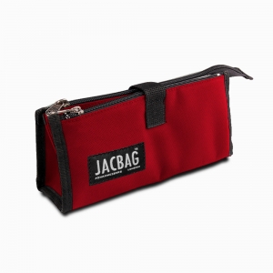 JACBAG Twin Jac Kalem Çantası Red 7766 - Thumbnail