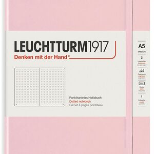 Leuchtturm1917 A5 Dot (Noktalı) Defter Muted Colors Powder 361576 9920 - Thumbnail