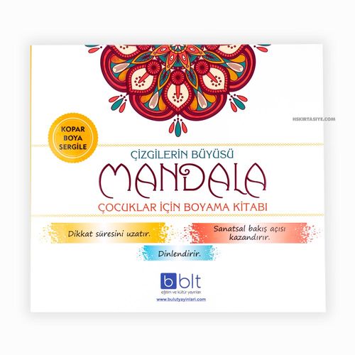 Mandala Çizgilerin Büyüsü Çocuklar İçin Boyama Kitabı 0279