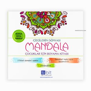 Mandala Çizgilerin Dünyası Çocuklar İçin Boyama Kitabı 0262 - Thumbnail