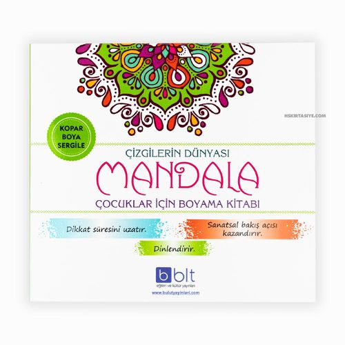Mandala Çizgilerin Dünyası Çocuklar İçin Boyama Kitabı 0262