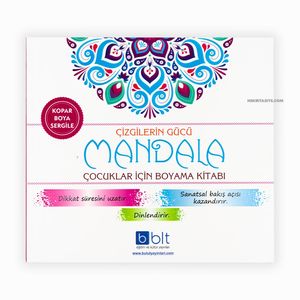 Mandala Çizgilerin Gücü Çocuklar İçin Boyama Kitabı 0248 - Thumbnail
