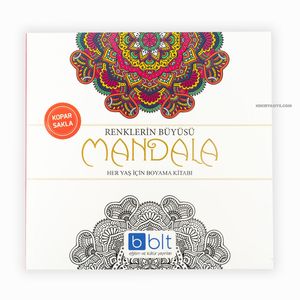 Mandala Renklerin Büyüsü Her Yaş İçin Boyama Kitabı 1192 - Thumbnail