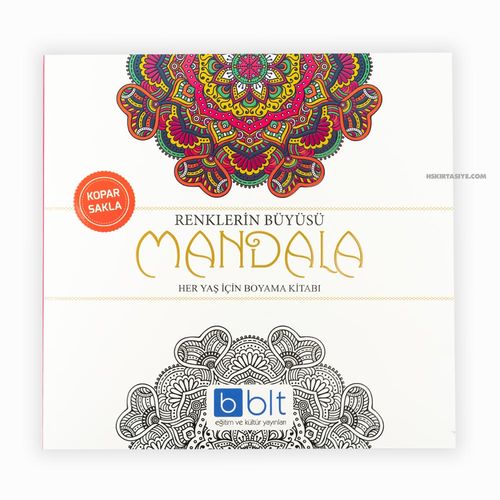 Mandala Renklerin Büyüsü Her Yaş İçin Boyama Kitabı 1192