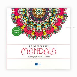 Mandala Renklerin Sırrı Her Yaş İçin Boyama Kitabı 1239 - Thumbnail