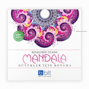 Mandala Renklerin Tılsımı Her Yaş İçin Boyama Kitabı 1246 - Thumbnail