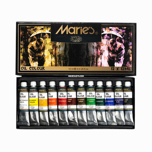 Marie's 12 Renk 12ml Yağlı Boya Seti 0285