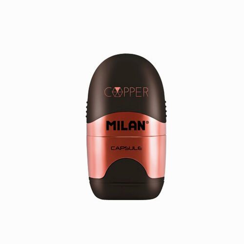 Milan Capsule Copper Edition Silgili Kalemtraş Siyah 4039