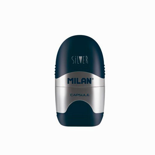 Milan Capsule Silver Edition Silgili Kalemtraş Lacivert 7741