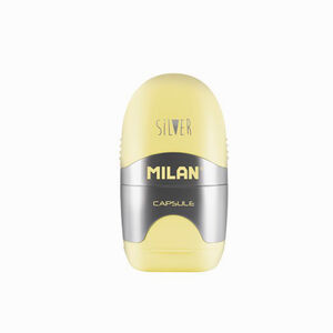 Milan Capsule Silver Edition Silgili Kalemtraş Sarı 7741 - Thumbnail