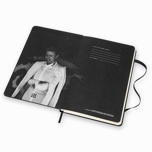 Moleskine David Bowie Limited Edition - Black 13x21cm Çizgili Defter 3814 - Thumbnail