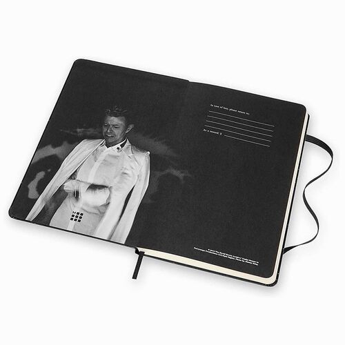 Moleskine David Bowie Limited Edition - Black 13x21cm Çizgili Defter 3814