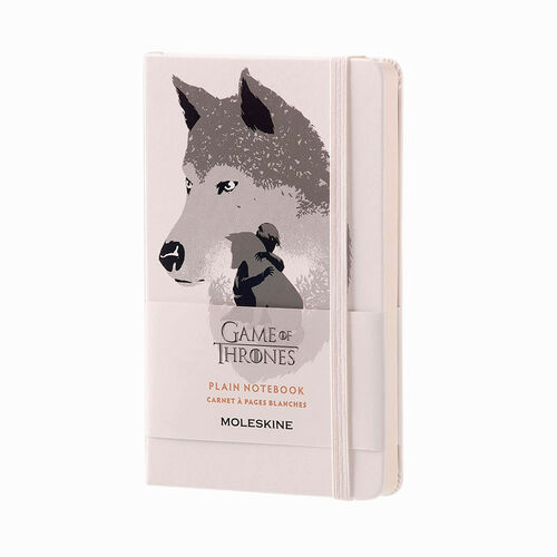 Moleskine Game Of Thrones Limited Edition - White 9x14cm Çizgisiz Defter 3083