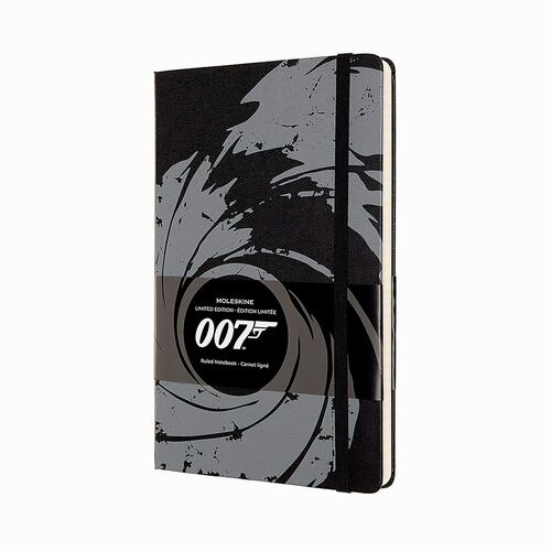 Moleskine James Bond Limited Edition - 007 Black 13x21cm Çizgili Defter 3838