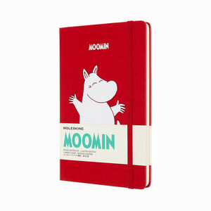 Moleskine MOOMIN Limited Edition - Red 13x21cm Çizgili Defter 3494 - Thumbnail