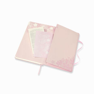 Moleskine Sakura Limited Edition 13x21cm Çizgili Defter Dark Pink 1298 - Thumbnail
