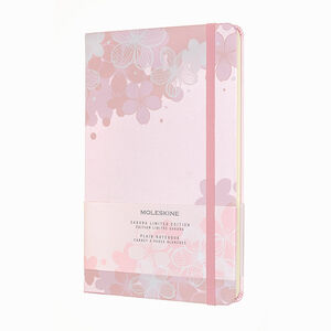 Moleskine Sakura Limited Edition 13x21cm Çizgisiz Defter Light Pink 1304 - Thumbnail