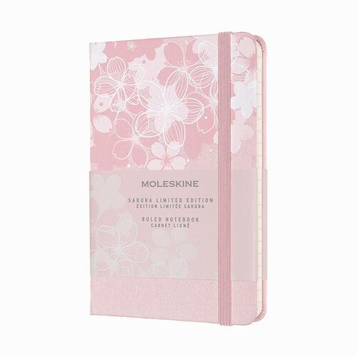 Moleskine Sakura Limited Edition 9x14cm Çizgili Defter Dark Pink 1298