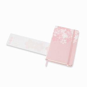 Moleskine Sakura Limited Edition 9x14cm Çizgili Defter Dark Pink 1298 - Thumbnail