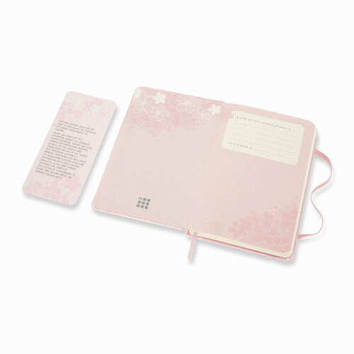 Moleskine Sakura Limited Edition 9x14cm Çizgisiz Defter Light Pink 1328